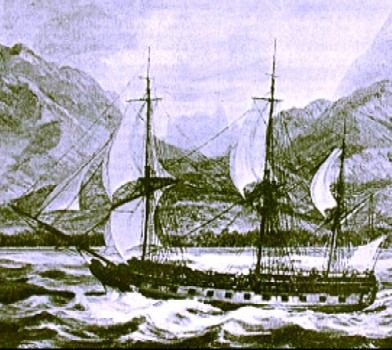 La Boudeuse, French Frigate